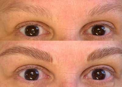 Microblade Brows Before and After